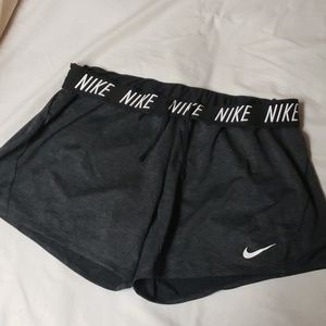 Grey Black Nike shorts